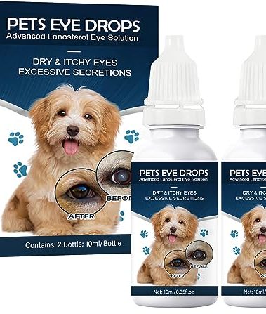 Cataract Drops for Dogs, Dog Eye Drops, Improve Vision Clarity, Improve Eye Vision and Cataracts(2 x 10 mL)