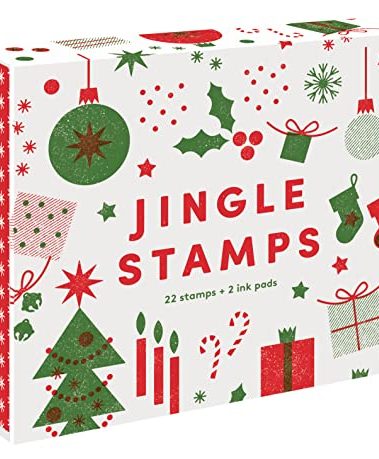 Princeton Architectural Press Jingle Stamps: 22 Stamps + 2 Ink Pads, Medium