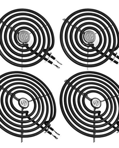 4 Pack ERS30M1 ERS30M2 Electric Stove Burner - Replacement for GE Hotpoint Kenmore,Electric Range Stove Burner Element Replacement 6"and 8" - Replaces WB30M1 and WB30M2 GE Stove Electric Burner