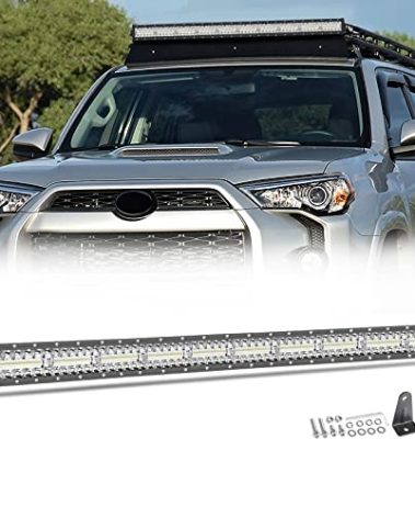 LTEODCHEW 40 Inch LED Light Bar, 900W Triple Row Spot Flood Combo Off Road Car Driving Working Lights Waterproof On Roof Rack for UTV Can Am X3 SUV Subaru Forester Wrangler