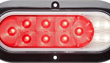 Optronics STL211XRFHB Fusion Gen II 4" LED Combination Stop/Turn/Tail/Back-Up Light, Red