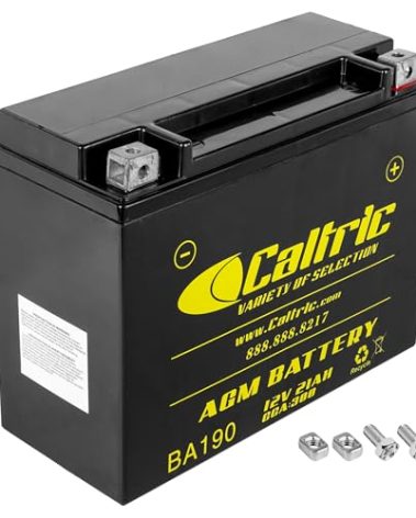 Caltric Agm Gel Battery Compatible with Honda Gl1500 Gl-1500 Gl1500A Gl1500I Gl1500Se Goldwing 1500 1988-2000