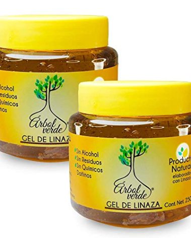 Árbol Verde Natural Green Tree Linseed Gel 2-Pack Alcohol Free Moderate Fixation