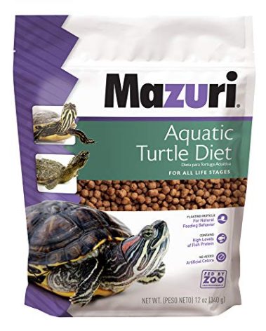 Mazuri | Nutritionally Complete Aquatic Turtle Food | Freshwater Formula - 12 Ounce (12 oz) Bag