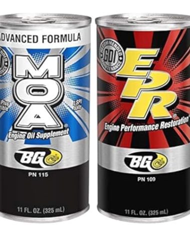Bg Products MOA & EPR Motor Oil Additive Lubrication Supplement Engine Restore