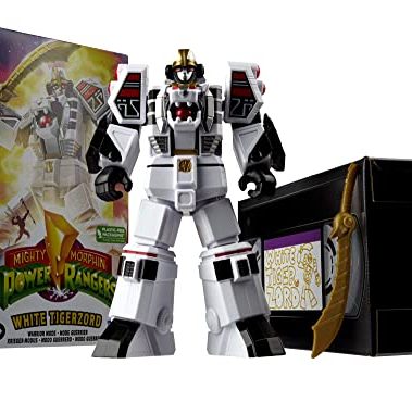 Mighty Morphin Power Rangers Megazord 7 inch Classic Figure Collector Set (White Tigerzord)