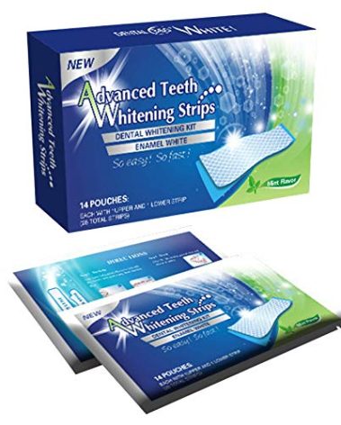 Arinda 14/7Pcs Gel Teeth Whitening Strips White Tooth Kit Oral Hygiene Care Strip for Teeth Veneers
