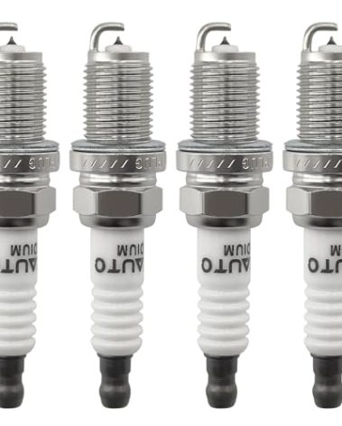 OYEAUTO Iridium Spark Plugs 4 Pack 7090 BKR5EGP Fit For Volkswagen Toyota Subaru Honda Audi Hyundai Mitsubishi Nissan Mini Kia Saab Dodge Jeep Suzuki Mazda Acura Chrysler Chevrolet Mercury Ford L4
