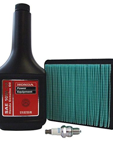 Genuine OEM Parts, Tune Up Kit Air Filter, Spark Plug, Engine Oil, Fits HRX217 (HRX2172HMA) (HRX2172HXA) (HRX2172VKA) Walk-Behind Lawn Mower (Engine Serial # GJAAA-1000001 to GJAAA-2851076