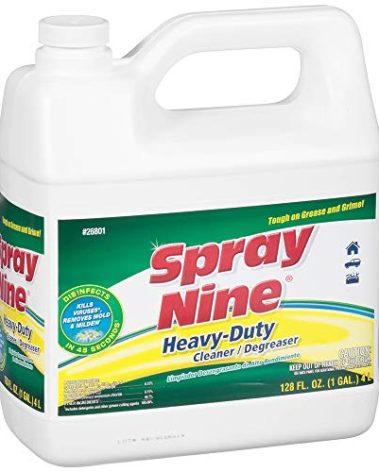 Spray Nine 26801 Heavy Duty Cleaner/Degreaser and Disinfectant - 1 Gallon, (Pack of 1)