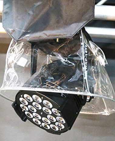 (Pack of 8) Stage Light Outdoor Led Par Rain Covers, Stage Lights Waterproof Par Light Rain Cover Outdoor Stage Cover