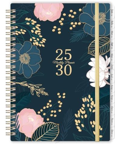 2025-2030 Monthly Planner - 5 Year Monthly Planner 2025-2030, July 2025 - June 2030, 6.4'' x 8.5", 5 Year Calendar, 60 Months Tabs, Pocket, Holidays, Notes Pages