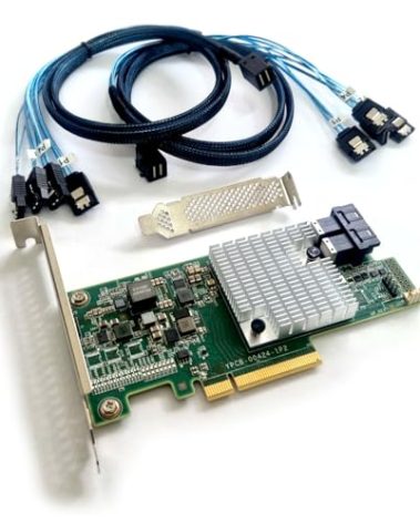 LSI Logic LSI00344 9300-8i SGL SAS 8Port 12Gb/s PCIE3.0 HBA Controller Card Brown Box OEM