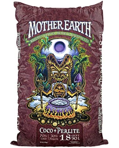 Mother Earth Coco + Perlite Mix, Growing Media for Indoor and Outdoor Container Gardening, 1.8 cu. ft.