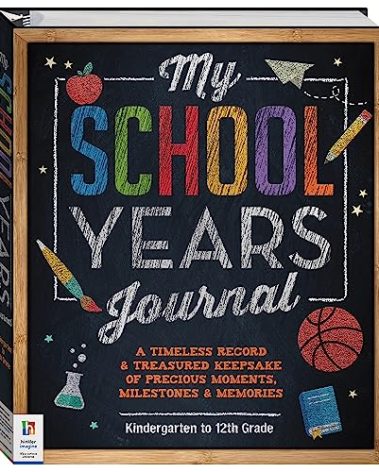 Hinkler: My School Years Journal - Preserve Memories of Children, Kindergarten to Grade 12, Store Certificates & Medals, Comes with Height Chart