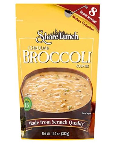 Shore Lunch Cheddar Broccoli Soup Mix, 11 oz, 2 pk