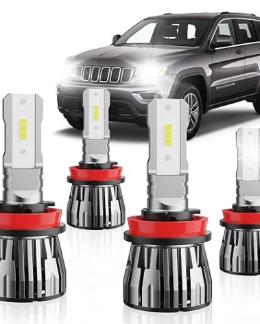 ETOILUMI 4PCS Fog Bulbs Comaptible with Jeep Grand Cherokee 2018 2019 2020 2021