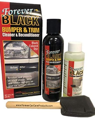 Forever Black Bumper & Trim Kit (NEW Improved Formula & Larger Size)