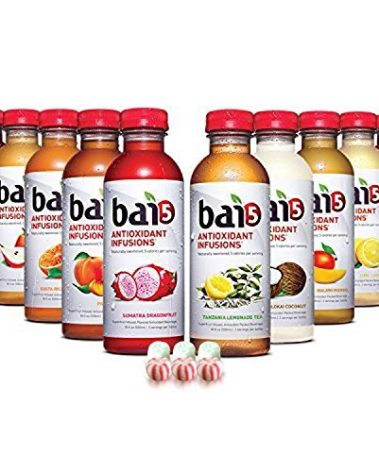 Bai5, 5 calorie HEALTHY Variety Pack, 100% Natural, Antioxidant Infused Beverage, 18-Ounce Bottles ( 10 Pack ) by bai