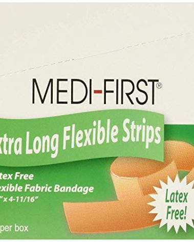 Medique 62178 Medi-First Latex Free Woven Bandages, Extra Long, 3/4-Inch X 4-11/16-Inch, 40-Per Box