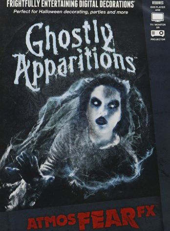 AtmosFX Ghostly Apparitions Digital Decorations DVD for Halloween Holiday Projection Decorating