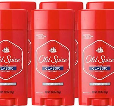 Old Spice Classic Deodorant Stick Original 3.25 Oz (Pack of 6)