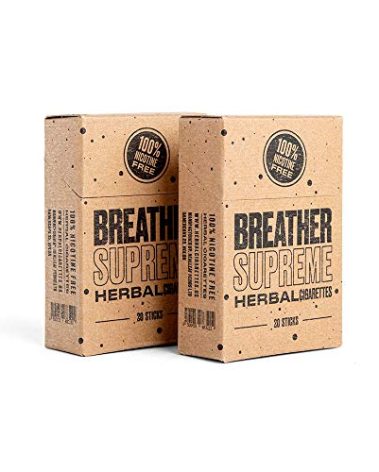 Herbal Cigarettes - Tobacco and Nicotine Free 2 Packs 40 Smokes