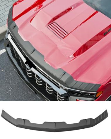CZmenghe Hood Deflector Compatible with 2019-2024 Chevy Silverado 1500 Hood Protector TPE Hood Shield Replacement for 2019-2024 Chevy Silverado Accessories