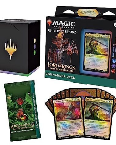 Magic: The Gathering The Lord of The Rings: Tales of Middle-Earth Commander Deck 4 + Collector Booster Sample Pack