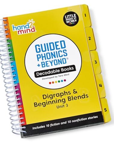 hand2mind Guided Phonics + Beyond Decodable Books Unit 3, Books for Beginning Readers, Science of Reading Classroom Materials, Learn to Read Leveled Readers, Preschool Curriculum for Teachers