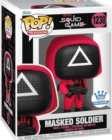 Funko Pop! Television Netflix Squid Game Masked Soldier Funko Shop Exclusive Figure #1230 (Protectors Include)