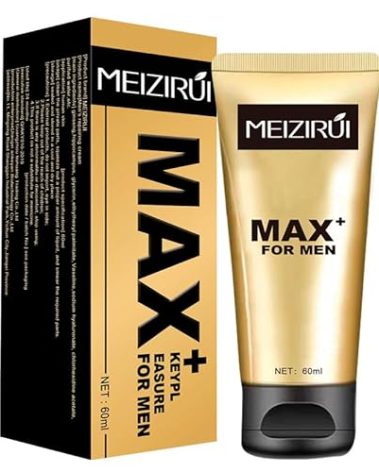 Max+ Male Enhancement Cream, Body Gel for Private Part, Men's Re-Vitalize Enlargement Cream, Enhance Size and Performance – Get Bigger Thicker and Stronger