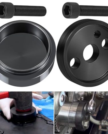 1338 Front Cover Crankshaft Seal Installer &5046 Wear Sleeve Installer Tool Kit For Dodge Cummins 3.9L 5.9L 6.7L Replace OE 1338/3824498, 5046/3824500