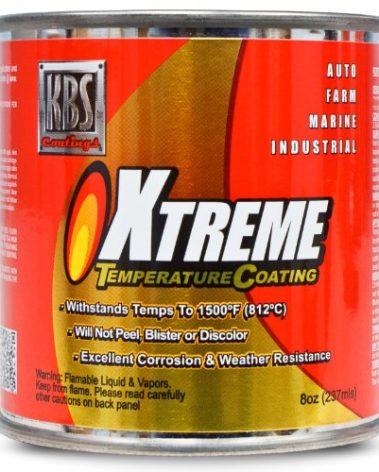 KBS Coatings 65208 Off-White Xtreme Temperature Coating - 8 fl. oz.