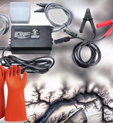 Lichtenberg Machine, Fractal Wood Burning Kit, 10KV 30mA Electric Wood Burner with Transformer, Rods, Clamps & Foot Pedal, with HIgh Voltage Insulating Gloves
