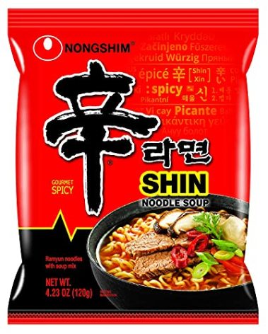 NongShim Shin Ramyun Noodle Soup, Gourmet Spicy, 4.2 Ounce (16 Pack)