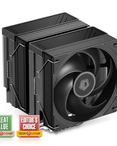 ID-COOLING FROZN A620 PRO SE - Blackout Dual-Tower Air CPU Cooler, 6×Ф6mm Heatpipes, Dual 120x120x25mm Quiet Fans, Intel LGA1700/1851/1200/115X; AMD AM4/AM5 (157mm in Height)