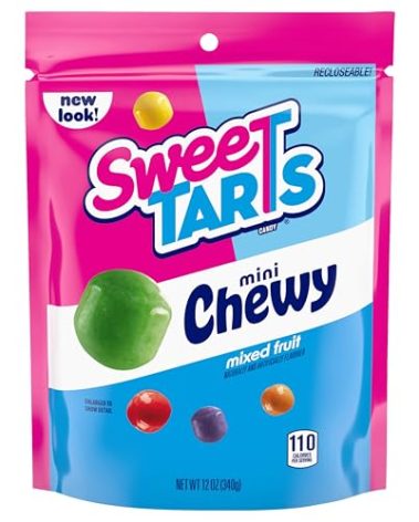 SweeTARTS Mini Chewy, Candy, Mixed Fruit, 12 oz