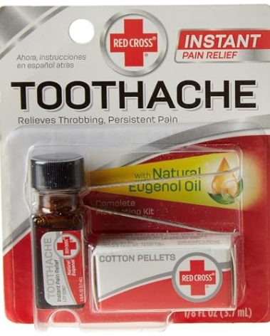 Red Cross Toothache Medication Drops