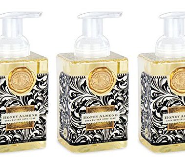Michel Design Works Foaming Hand Soap, 17.8-Ounce, Honey Almond - 3-PACK