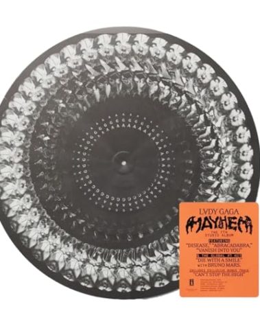 MAYHEM 188 Exclusive Zoetrope Vinyl LP W/ Bonus Track Lady Gaga
