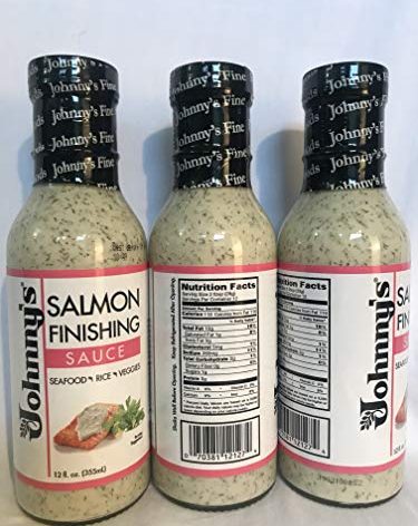 Johnny's Salmon Finishing Sauce 12 Oz(Pack of 3)