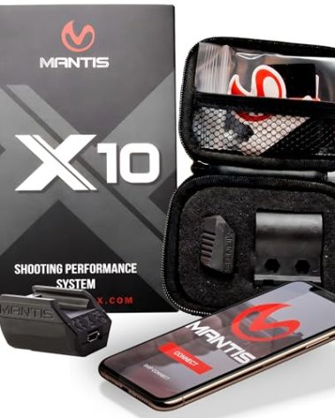 Mantis X10 Elite Shooting Performance System |Dry Fire Training System | Works with 9mm & Any Other Firearm | Score & Analyze Every Shot with Free App | Shooting Practice at Home