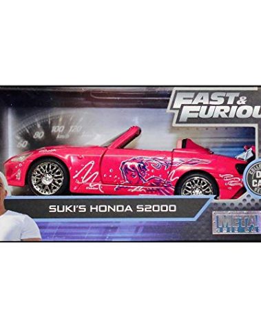 Jada Toys Model Compatible with Suki S Honda S2000 Fast & Furious Pink Graphic 1:32 DIECAST JADA97610