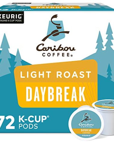 Caribou Coffee Daybreak Morning Blend Keurig Single-Serve K-Cup Pod, Light Roast Coffee, 72 Count