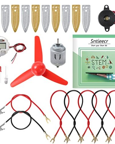 Sntieecr Fruit Battery Science Experiment Kit with Instruction, Potato Science Educational Kit for School Sciences Project, Kids DIY STEM Lab Experiments