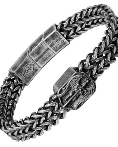 Hero Company Saint Michael Defend Us Bracelet - Helps Pair Veterans With A Service Dog Or Shelter Dog
