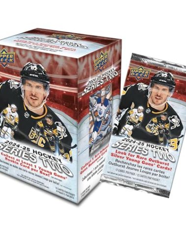 2024/25 Upper Deck Series 2 Hockey Blaster Box, 4 Packs Per Box, 12 Cards Per Pack
