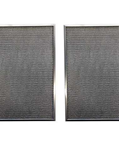 Filter Everything Replacement Aluminum Pre/Post Filter Compatible with Emerson, White-Rodgers, Electro-Air SST1400, SST14, 14C26S-, 14C27S- – 13” x 16” x 1/4” – 2-Pack