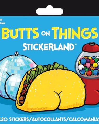 Butts on Things - MINI STICKERLAND Pads-6 PG Mini Stickerland Pad - 6 Page